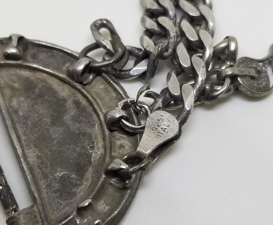 OSMANLI PARÇADAN DİZAYN EDİLMİŞ GÜMÜŞ BİLEKLİK