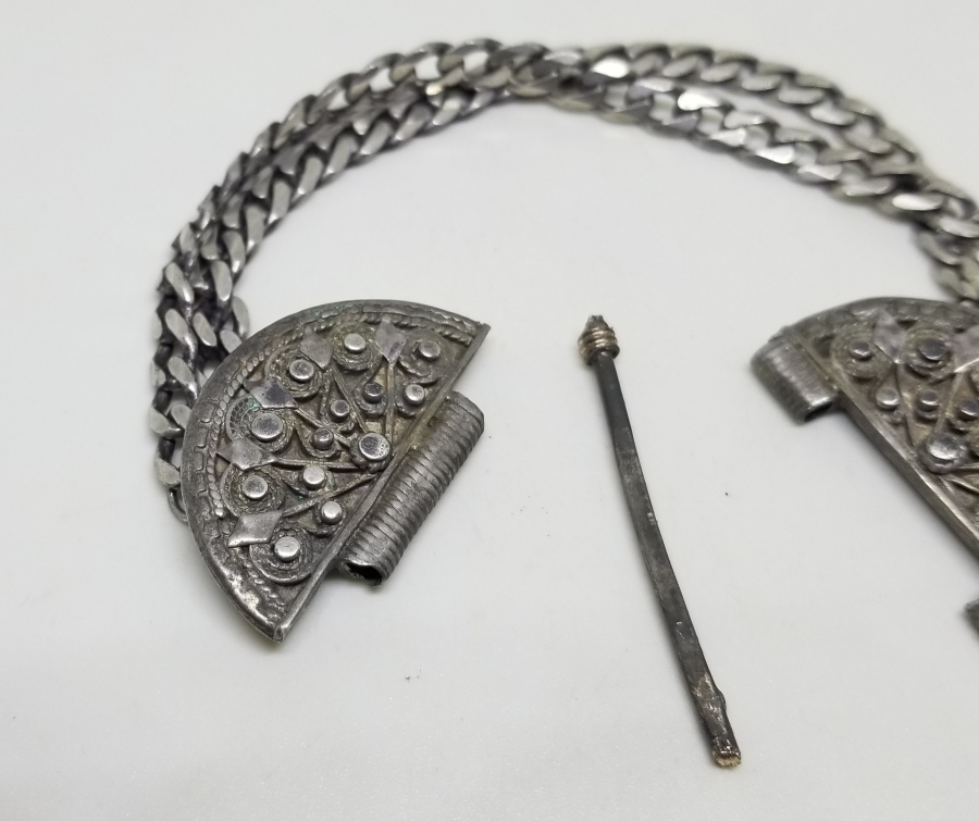 OSMANLI PARÇADAN DİZAYN EDİLMİŞ GÜMÜŞ BİLEKLİK