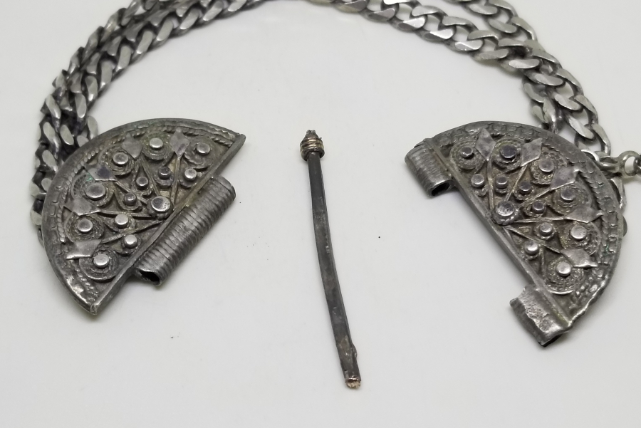 OSMANLI PARÇADAN DİZAYN EDİLMİŞ GÜMÜŞ BİLEKLİK