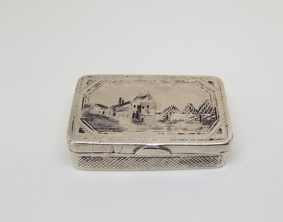 OSMANLI DÖNEMİ SAVATLI GÜMÜŞ TÜTÜN TABAKASI