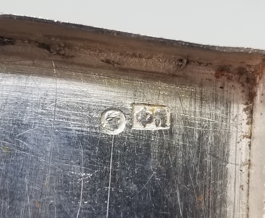 OSMANLI DÖNEMİ SAVATLI GÜMÜŞ TÜTÜN TABAKASI