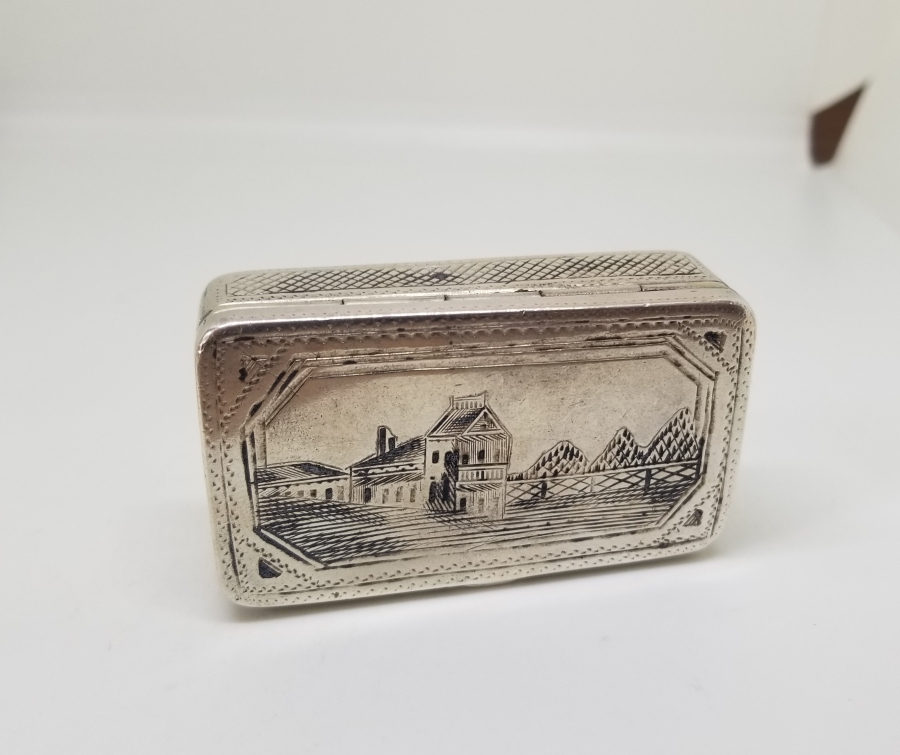 OSMANLI DÖNEMİ SAVATLI GÜMÜŞ TÜTÜN TABAKASI