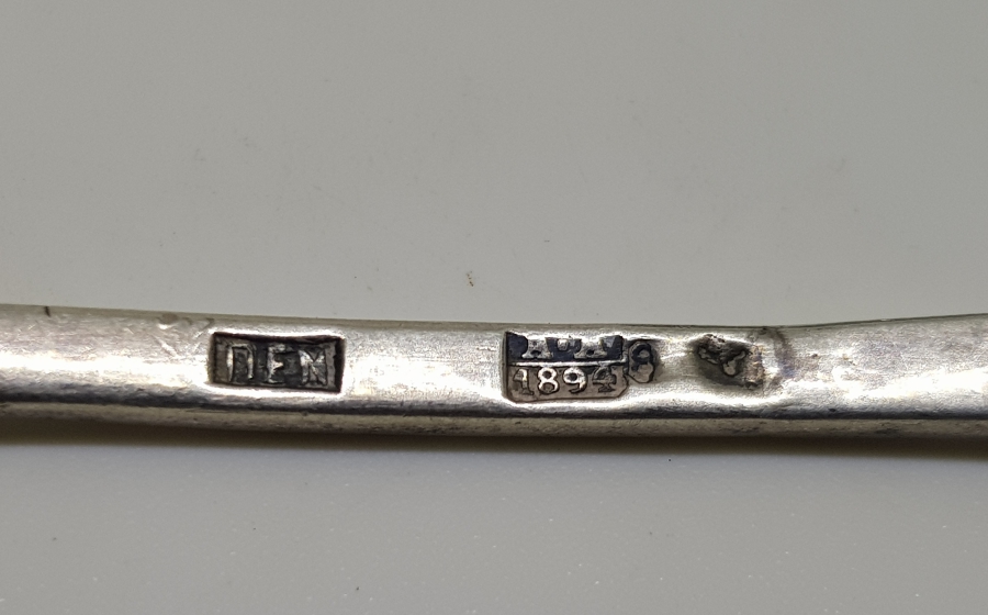 1894 TARİHLİ ÇARLIK RUSYA GÜMÜŞ KAŞIK