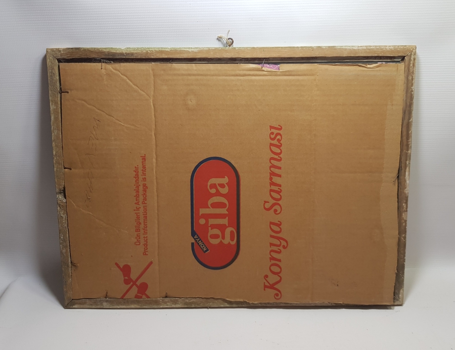 OSMANLI DÖNEMİ KONYA MEVLEVİHANESİ GÖRSELLİ CAM ALTI MEVLEVİ PANO