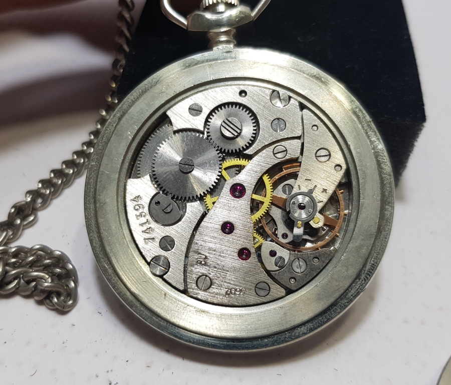 MOTOSİKLETÇİ GÖRSELLİ ÖZEL YAPIM KURMALI ANTİKA CEP SAATİ