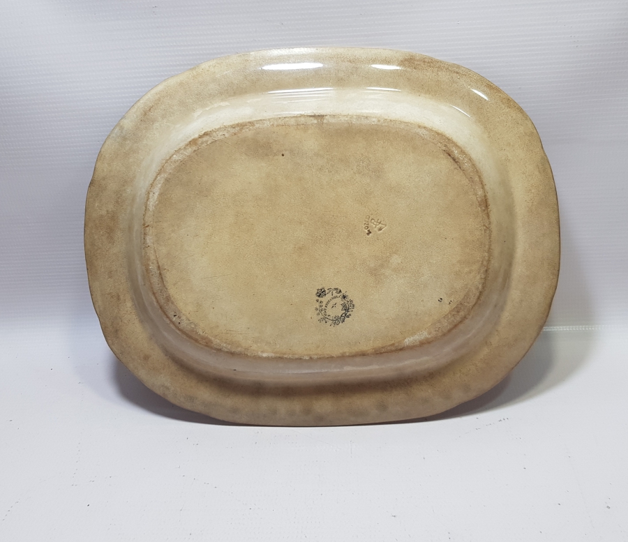 1840'LARDAN NORVEÇ KRALI OSCAR VE JOSEPHINE RESİMLİ PORSELEN TABAK