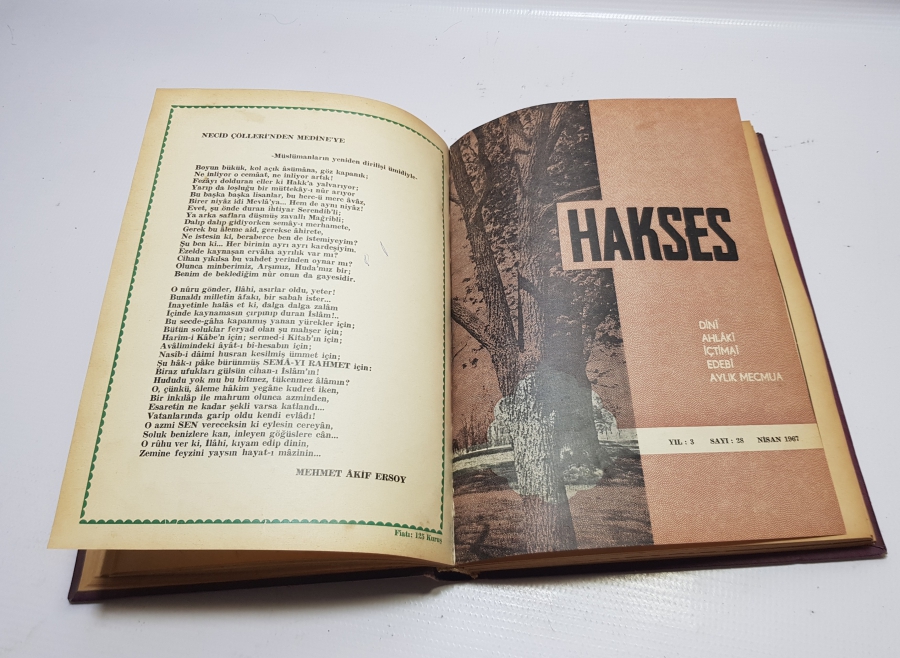 1967 TARİHLİ HAKSES İSİMLİ MECMUA