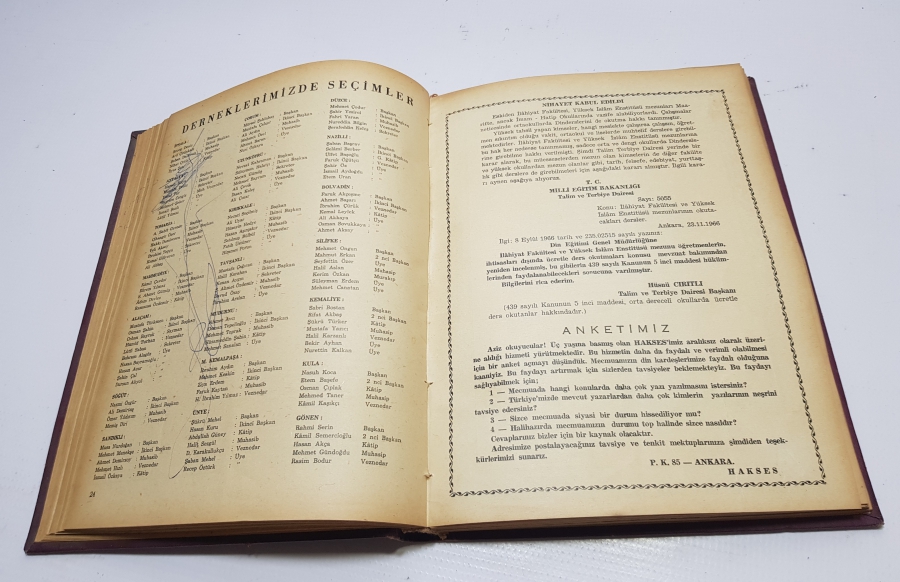 1967 TARİHLİ HAKSES İSİMLİ MECMUA