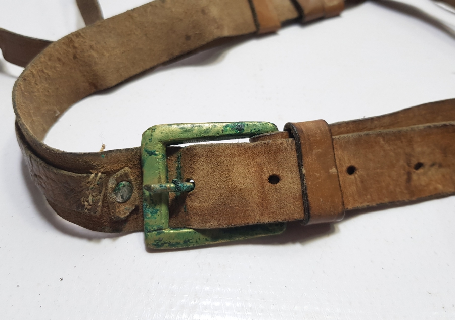 ANTİKA DERİ İZCİ KEMERİ