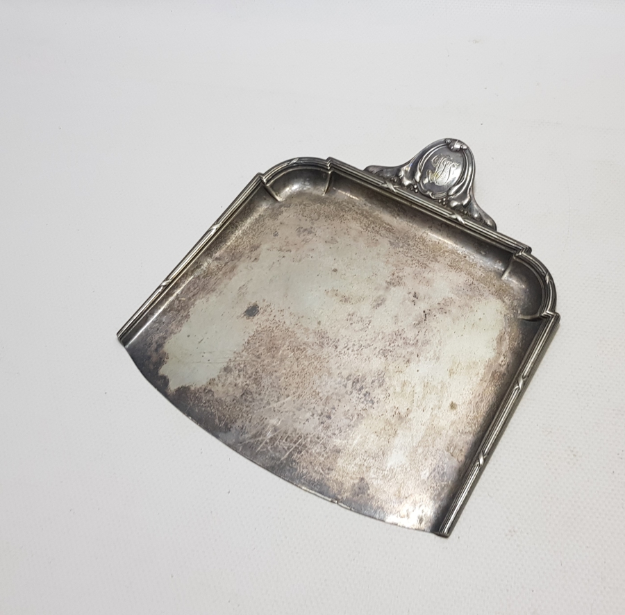 GÜMÜŞ KAPLAMA ANTİKA NADİR SOFRA KÜREĞİ