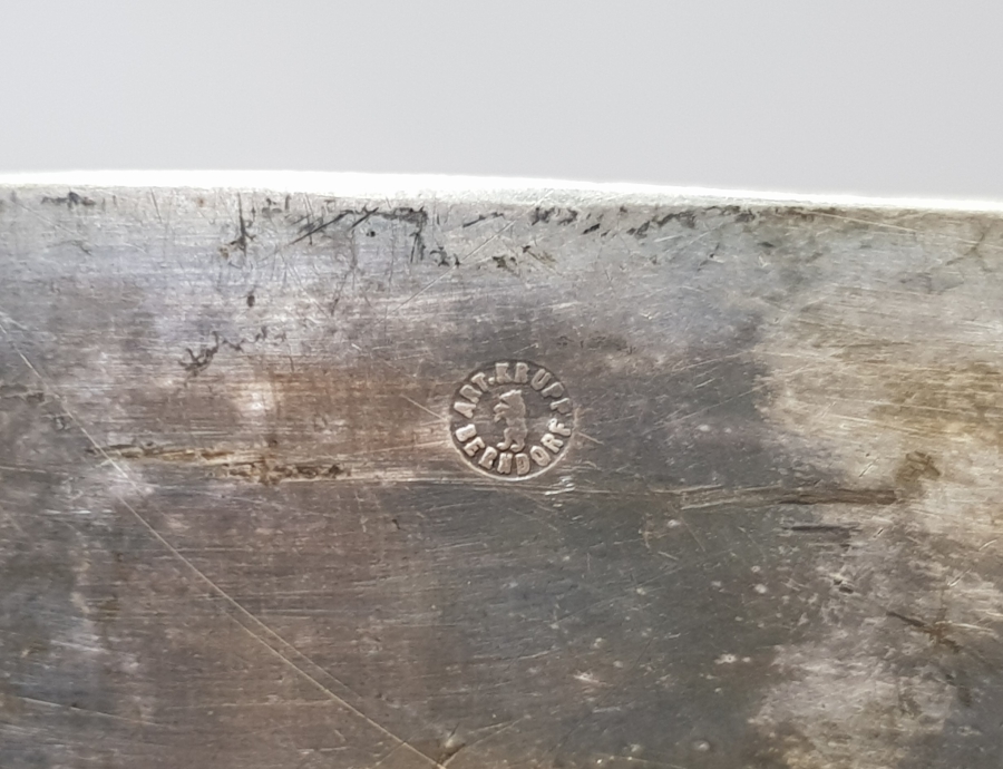 GÜMÜŞ KAPLAMA ANTİKA NADİR SOFRA KÜREĞİ