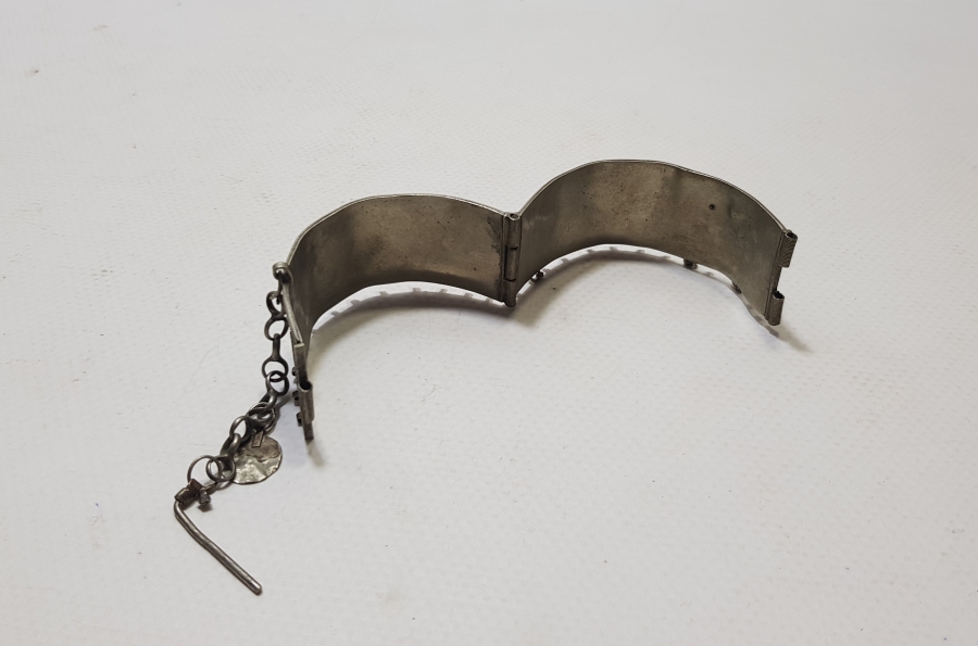 OSMANLI DÖNEMİ ÇOK NADİR ERMENİ YAPIMI GÜMÜŞ KÜRT GELİN BİLEZİĞİ