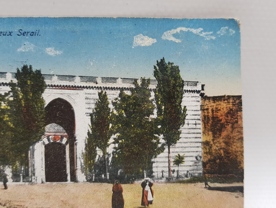 İSTANBUL ÜNİVERSİTESİ GİRİŞİ GÖRSELLİ OSMANLI DÖNEMİ KARTPOSTAL