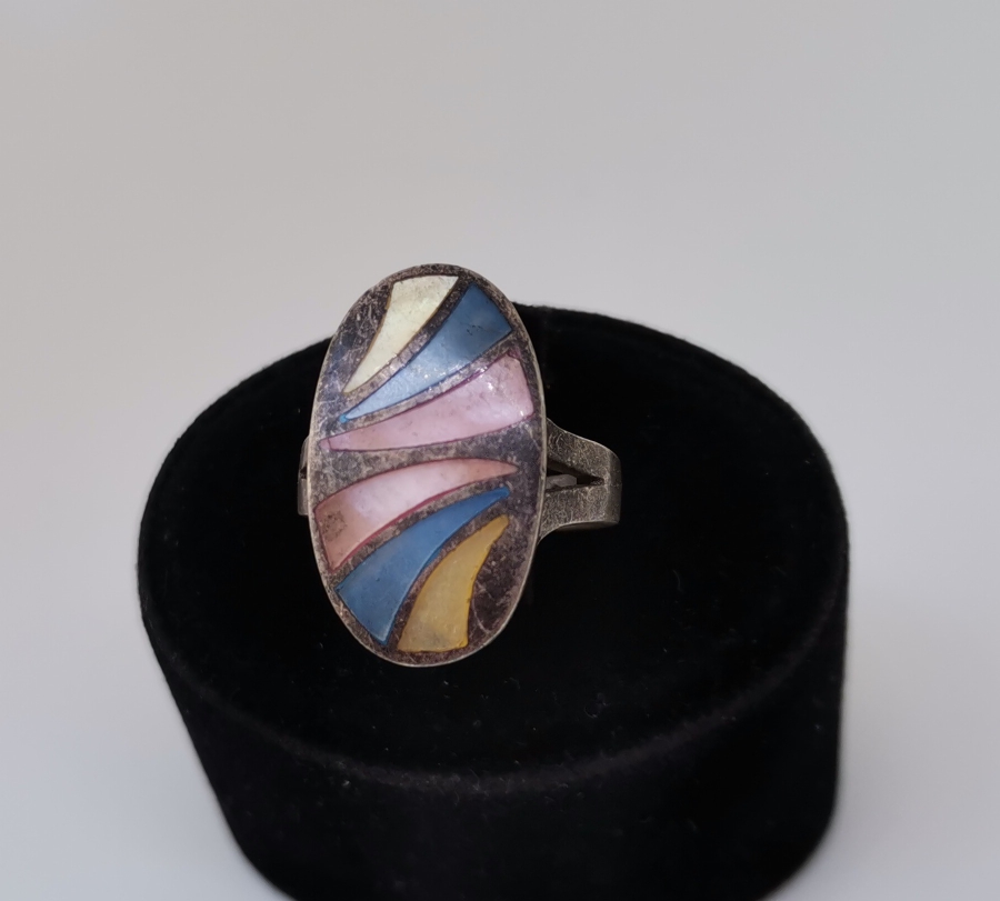 MİNE İŞÇİLİKLİ ÖZEL YAPIM GÜMÜŞ YÜZÜK