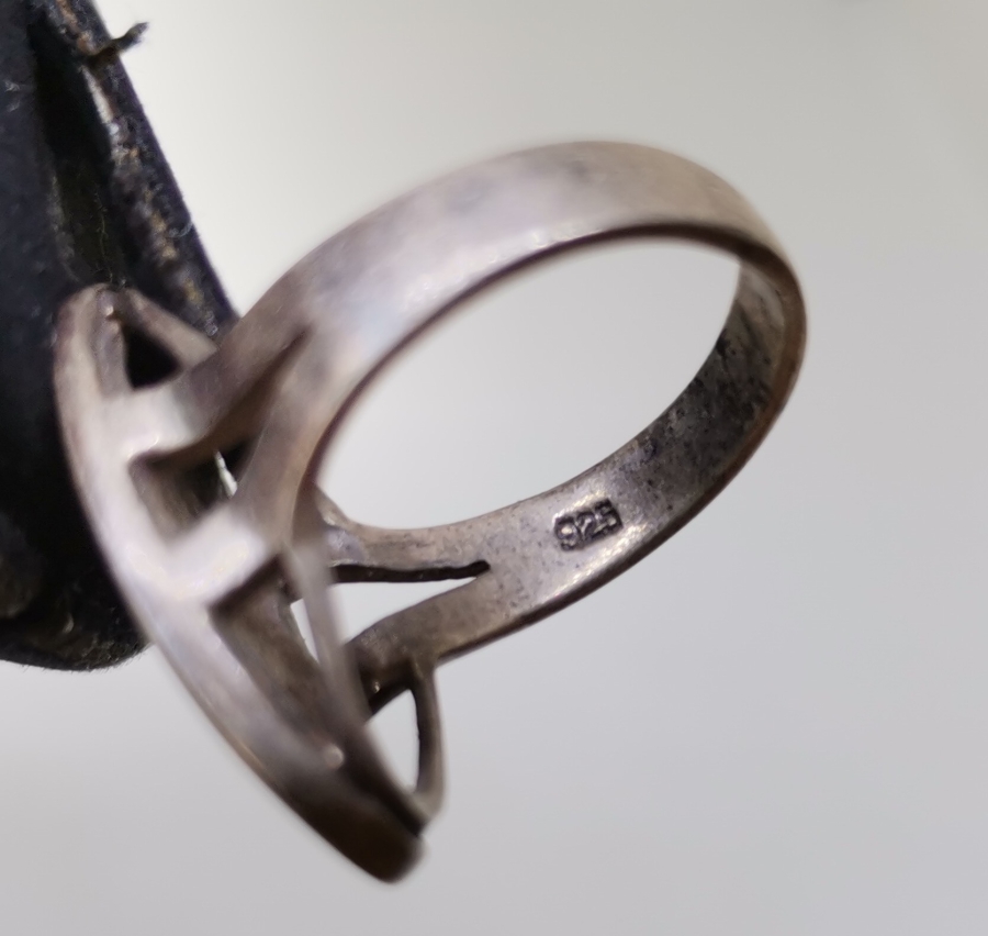 MİNE İŞÇİLİKLİ ÖZEL YAPIM GÜMÜŞ YÜZÜK