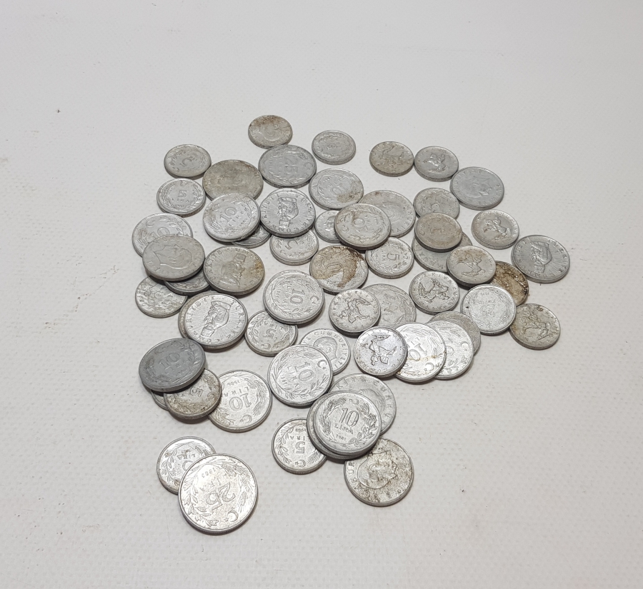 1970-1980LERDEN ANTİKA METAL PARA LOTU