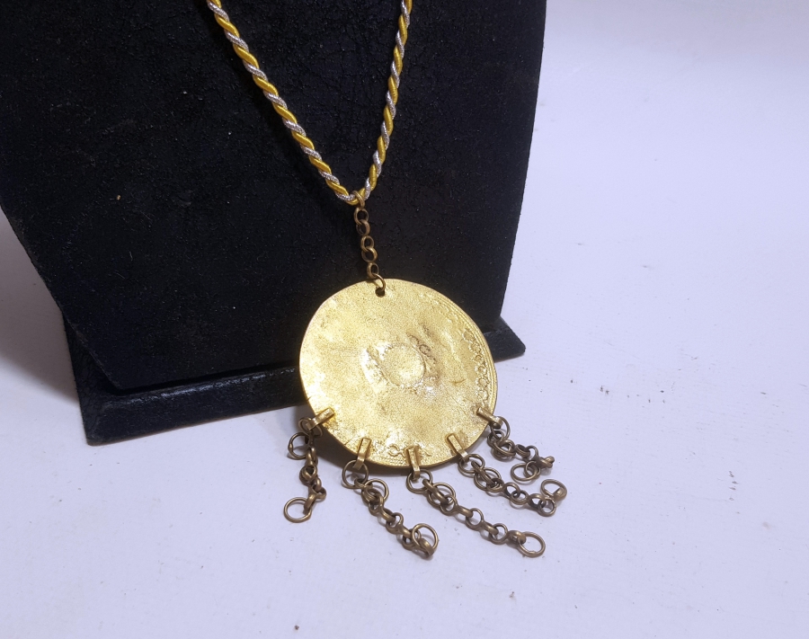 ÜZERİ TURKUAZ TAŞLI OSMANLI DÖNEMİ ALIN ORTALIĞI - ZÜLÜFLÜK