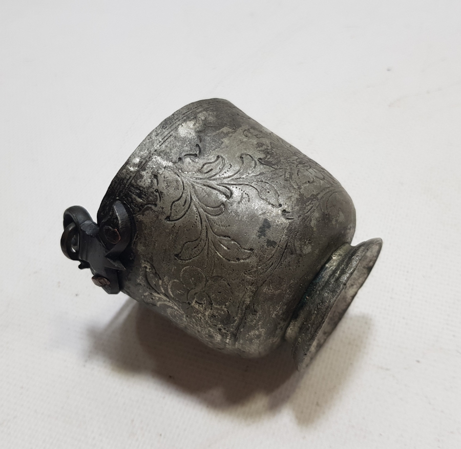 OSMANLI DÖNEMİ NADİR FORMDA YILAN BAŞI TUTMAÇLI TOMBAK SAKIZLIK