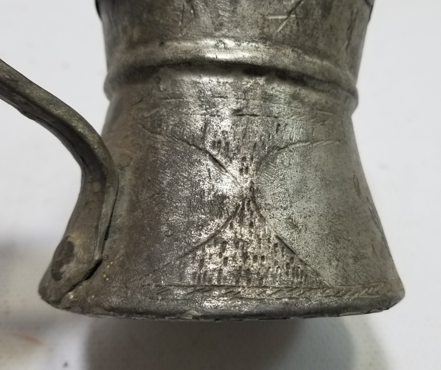 ÜZERİ İŞLEMELİ OSMANLI DÖNEMİ BAKIR DALDIRMA