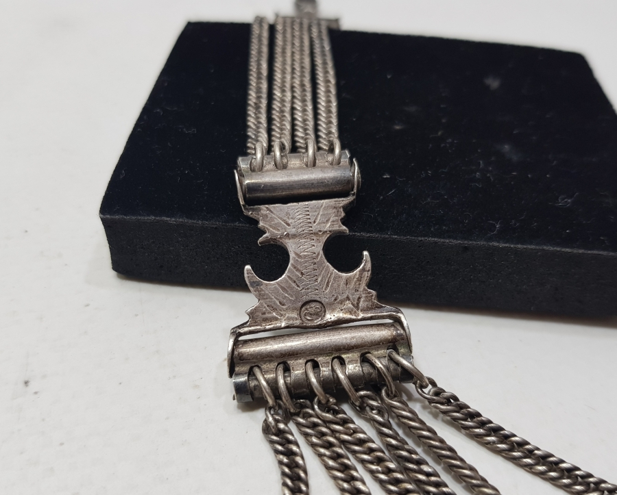 OSMANLI DÖNEMİ TUĞRALI NADİR BOYDA PRİOR CEP SAATLERİ İÇİN ÖZEL YAPILMIŞ GÜMÜŞ KÖSTEK SALLAMASI