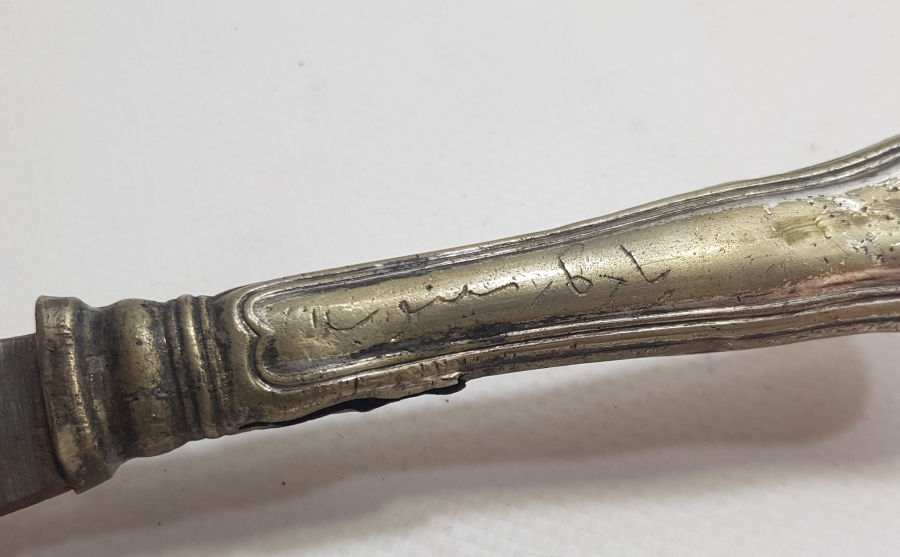 SAP KISMINDA YADİGARI SİNOP YAZILI CEZAEVİNDE MAKASTAN YAPILMIŞ ÇOK NADİR HATIRA BIÇAK