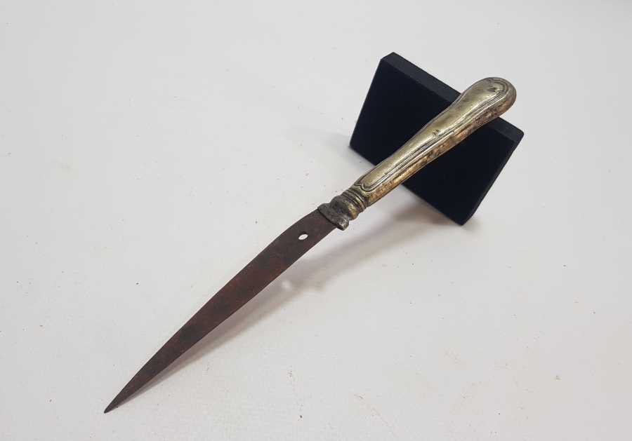 SAP KISMINDA YADİGARI SİNOP YAZILI CEZAEVİNDE MAKASTAN YAPILMIŞ ÇOK NADİR HATIRA BIÇAK