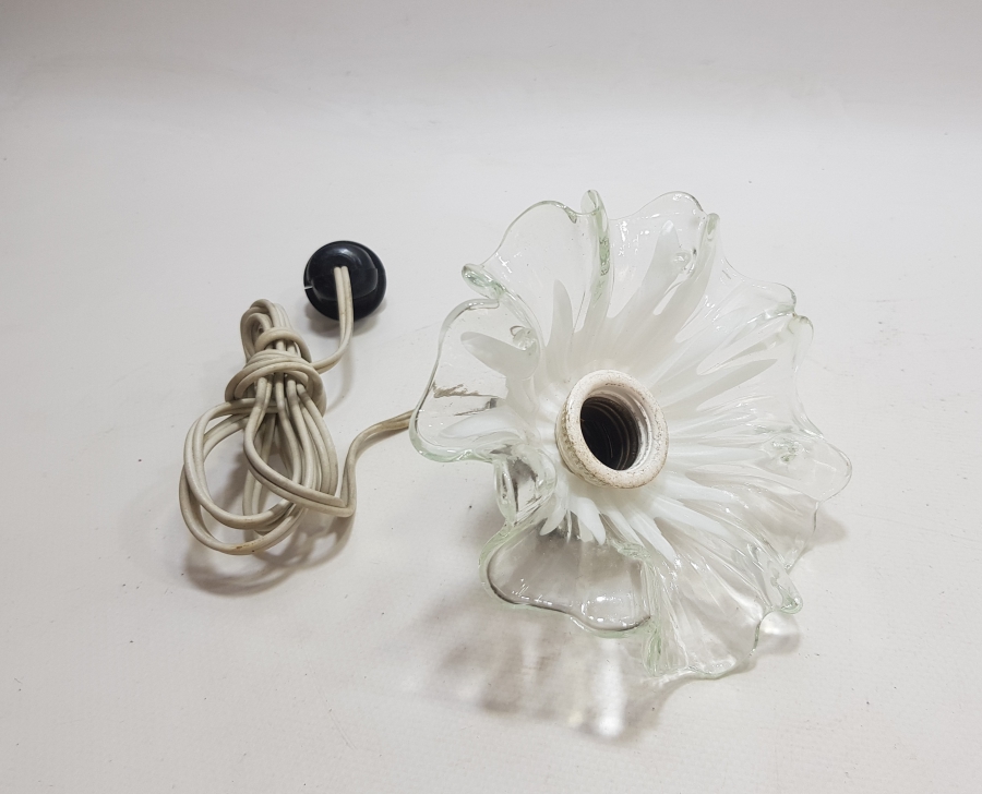 ANTİKA CAM OPALİN LAMBA