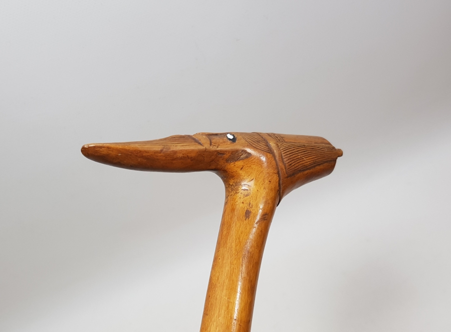 OSMANLI DÖNEMİ ÇOK NADİR EL OYMA İŞÇİLİKLİ AHŞAP PAŞA BASTONU