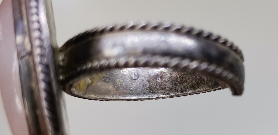 KUVARZ TAŞLI ÖZEL YAPIM GÜMÜŞ YÜZÜK