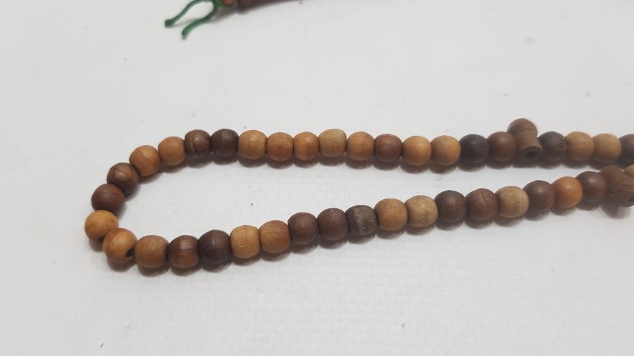 OSMANLI DÖNEMİ EL YAPIMI AHŞAP NAMAZ - ZİKİR TESPİHİ