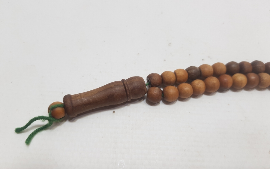 OSMANLI DÖNEMİ EL YAPIMI AHŞAP NAMAZ - ZİKİR TESPİHİ