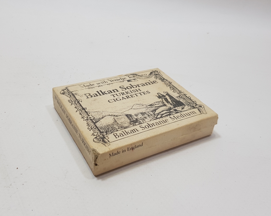 OSMANLI DÖNEMİ PAKETİNDE BALKAN SOBRANİE SİGARALARI