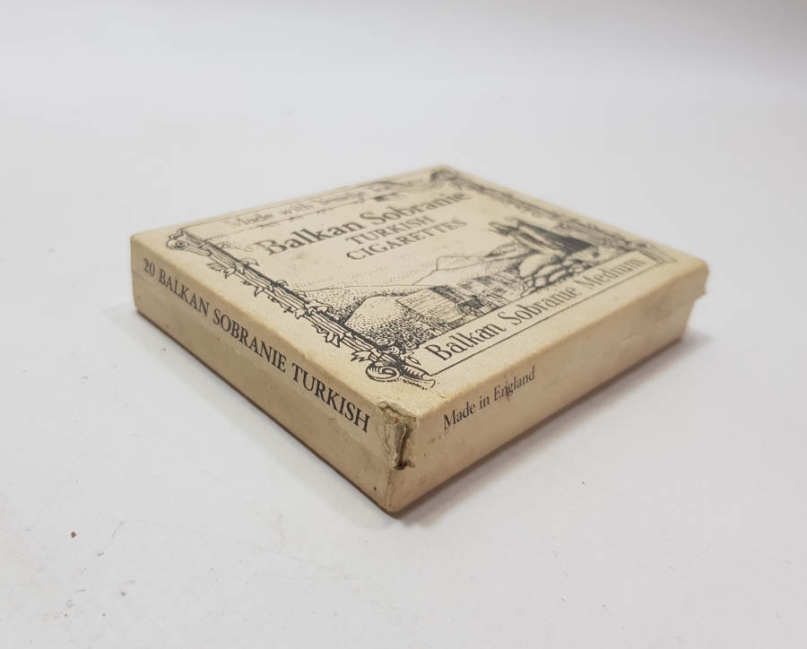 OSMANLI DÖNEMİ PAKETİNDE BALKAN SOBRANİE SİGARALARI
