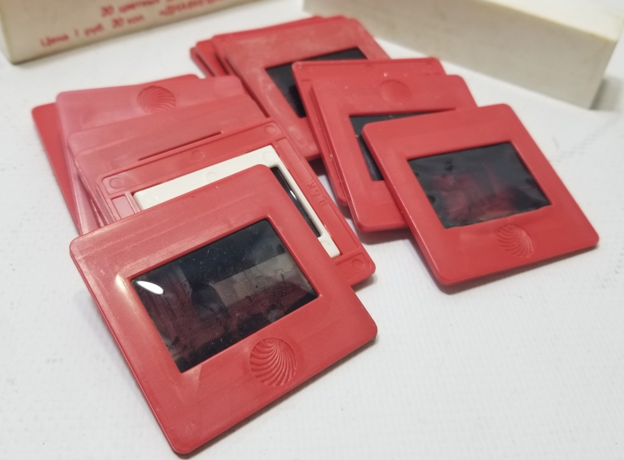 SOVYET YAPIMI ANTİKA FOTOĞRAF SLAYTLARI