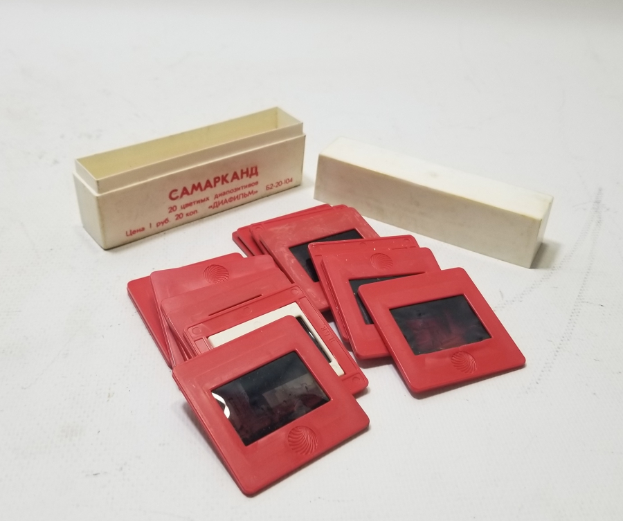 SOVYET YAPIMI ANTİKA FOTOĞRAF SLAYTLARI