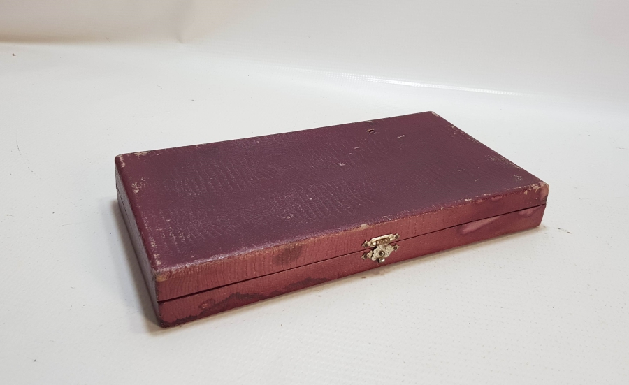 ORİJİNAL KUTUSUNDA OSMANLI DÖNEMİ GÜMÜŞ ÇATAL-BIÇAK-KAŞIK TAKIMI