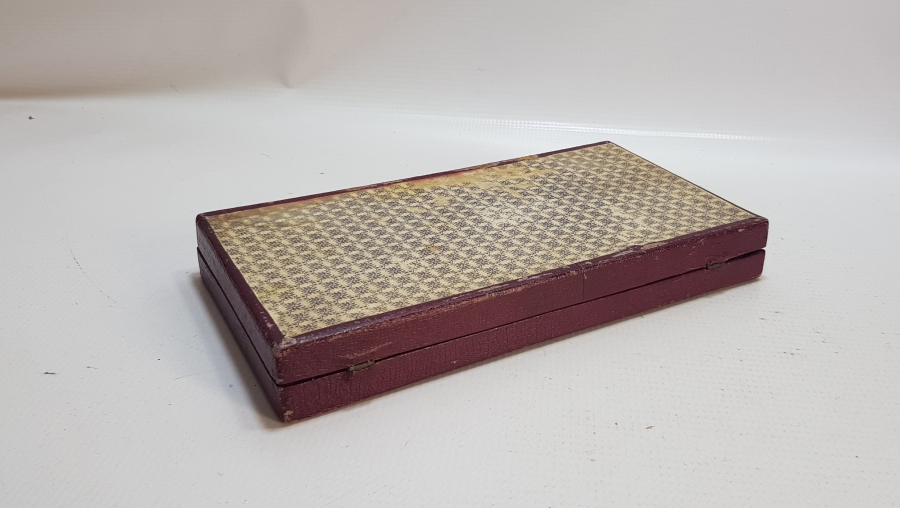 ORİJİNAL KUTUSUNDA OSMANLI DÖNEMİ GÜMÜŞ ÇATAL-BIÇAK-KAŞIK TAKIMI