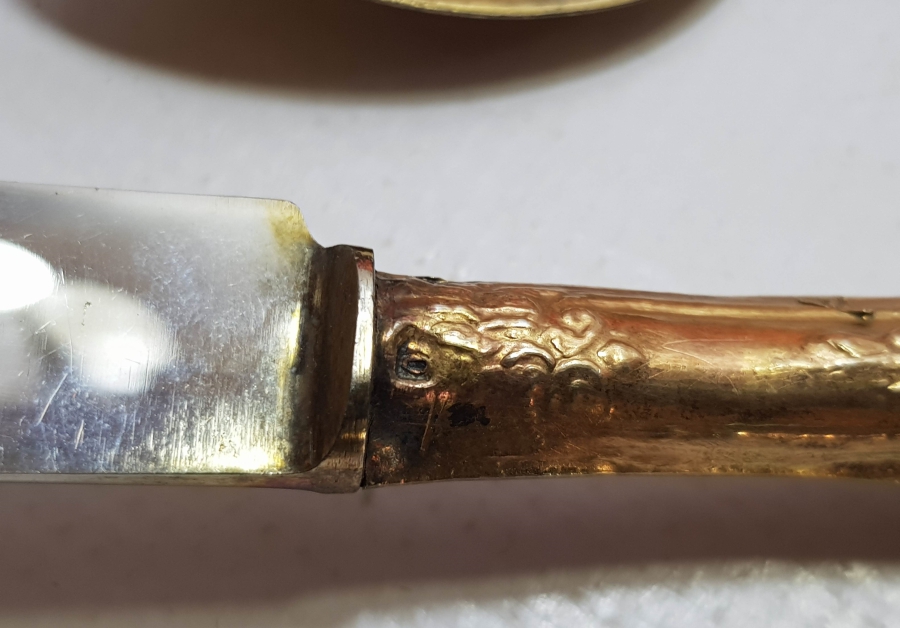 ORİJİNAL KUTUSUNDA OSMANLI DÖNEMİ GÜMÜŞ ÇATAL-BIÇAK-KAŞIK TAKIMI