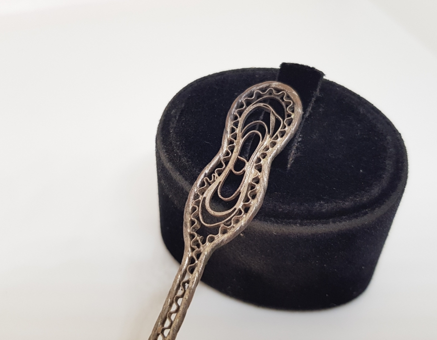 OSMANLI DÖNEMİ GÜMÜŞ KAPLAMA OSMANLI PARALI ÇAY KAŞIĞI