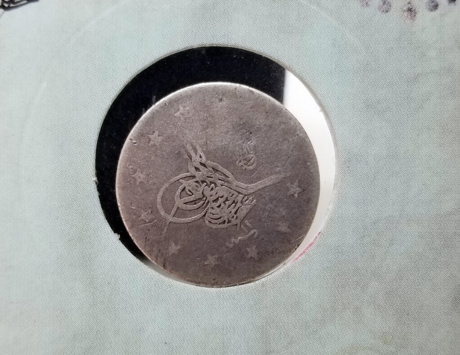 SULTAN ABDÜLHAMİD DÖNEMİ GÜMÜŞ 2 KURUŞ MECİDİYE