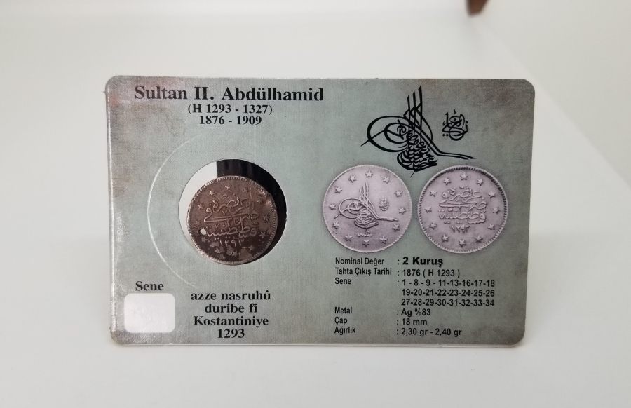 SULTAN ABDÜLHAMİD DÖNEMİ GÜMÜŞ 2 KURUŞ MECİDİYE