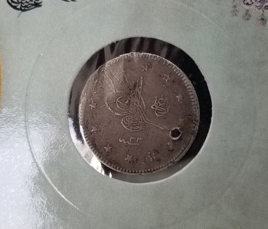 SULTAN ABDÜLHAMİD DÖNEMİ GÜMÜŞ 2 KURUŞ MECİDİYE