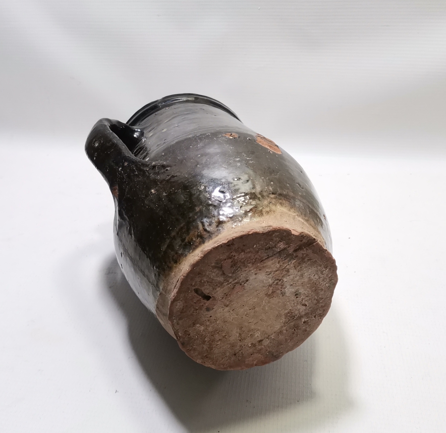 NADİR RENKTE OSMANLI DÖNEMİ ÇİFT KULPLU SIRLI ÇANAKKALE KÜP