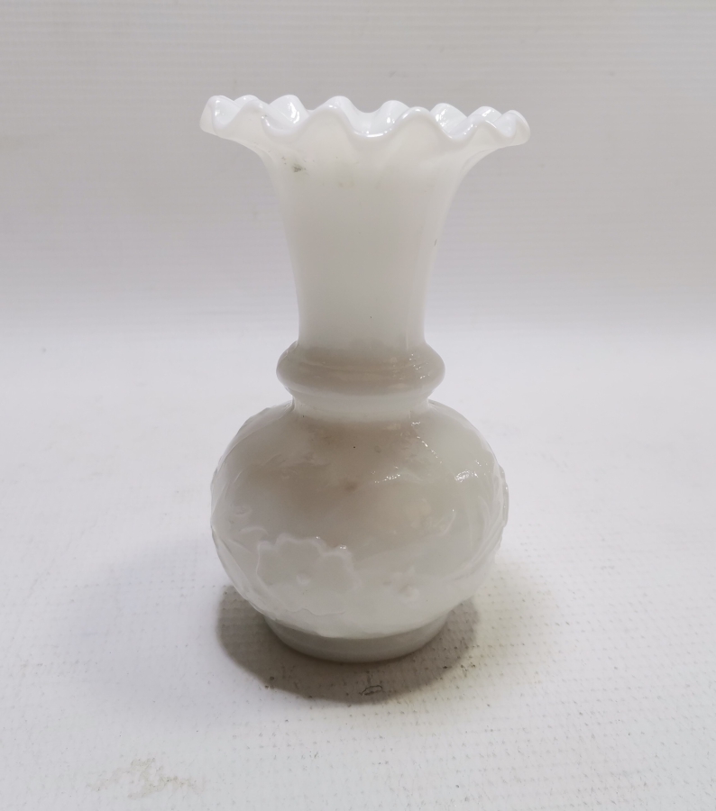 KABARTMA İŞÇİLİKLİ OSMANLI DÖNEMİ TAŞ OPALİN VAZO