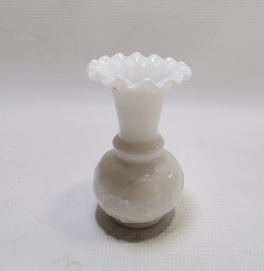 KABARTMA İŞÇİLİKLİ OSMANLI DÖNEMİ TAŞ OPALİN VAZO