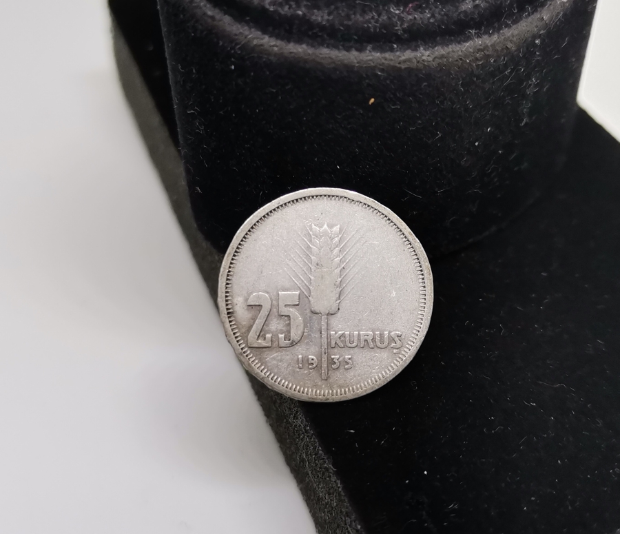 1935 GÜMÜŞ 25 KURUŞ