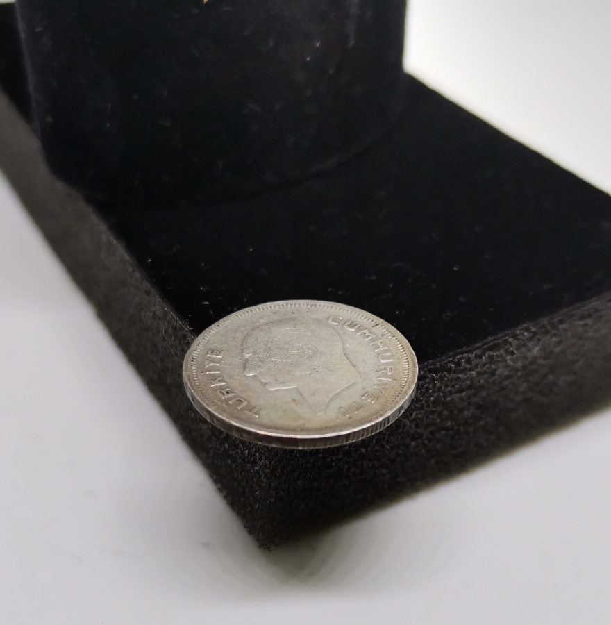 1935 GÜMÜŞ 25 KURUŞ