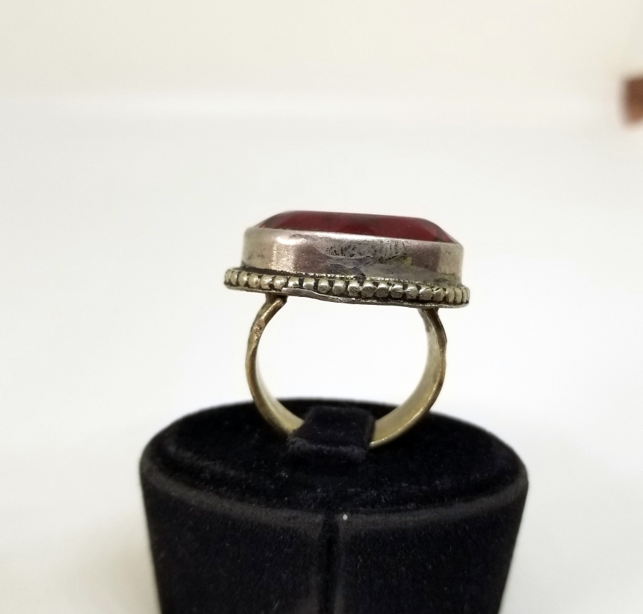 AKİK TAŞLI ANTİKA TÜRKMEN YÜZÜK