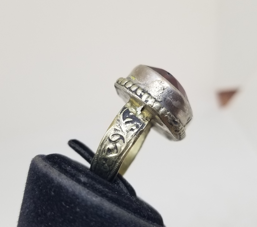 AKİK TAŞLI ANTİKA TÜRKMEN YÜZÜK