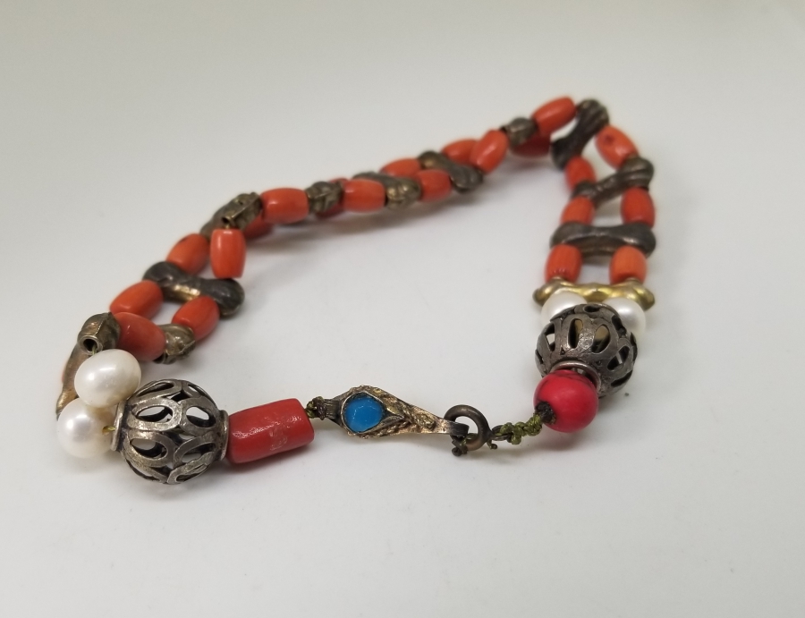 MERCAN TAŞLI OSMANLI DÖNEMİ ÖZEL YAPIM BİLEKLİK